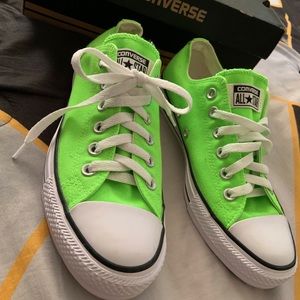 Green converse sneakers